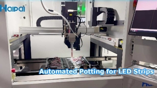 Online Potting Machine + 3:1 Two-Component Potting + Bathroom Displays & LED Strips