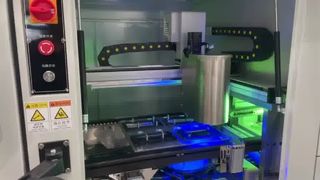 single machine single UV oven with AOI detection & return conveyor coating line