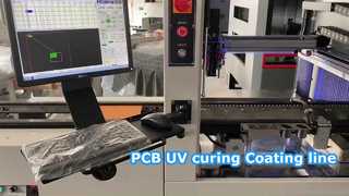 single machine single UV oven staight- through coating line